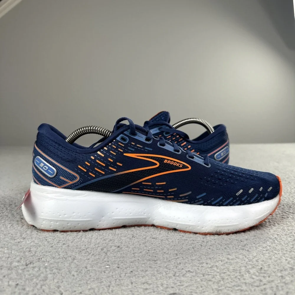 Brooks Glycerin 20 Running Shoes Men 10 D Blue Athletic Sneakers 1103821D444